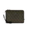 Uomo guess Borse | Vezzola Smart Flat Clutch - Military Green/Black