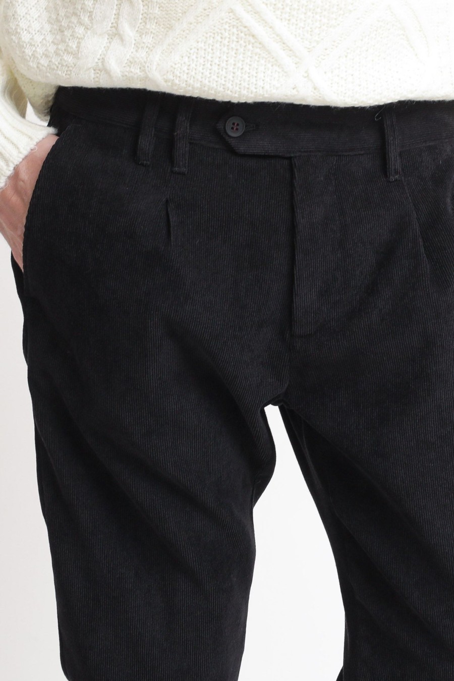 Uomo berna Pantaloni | Pantalone Uomo - Nero