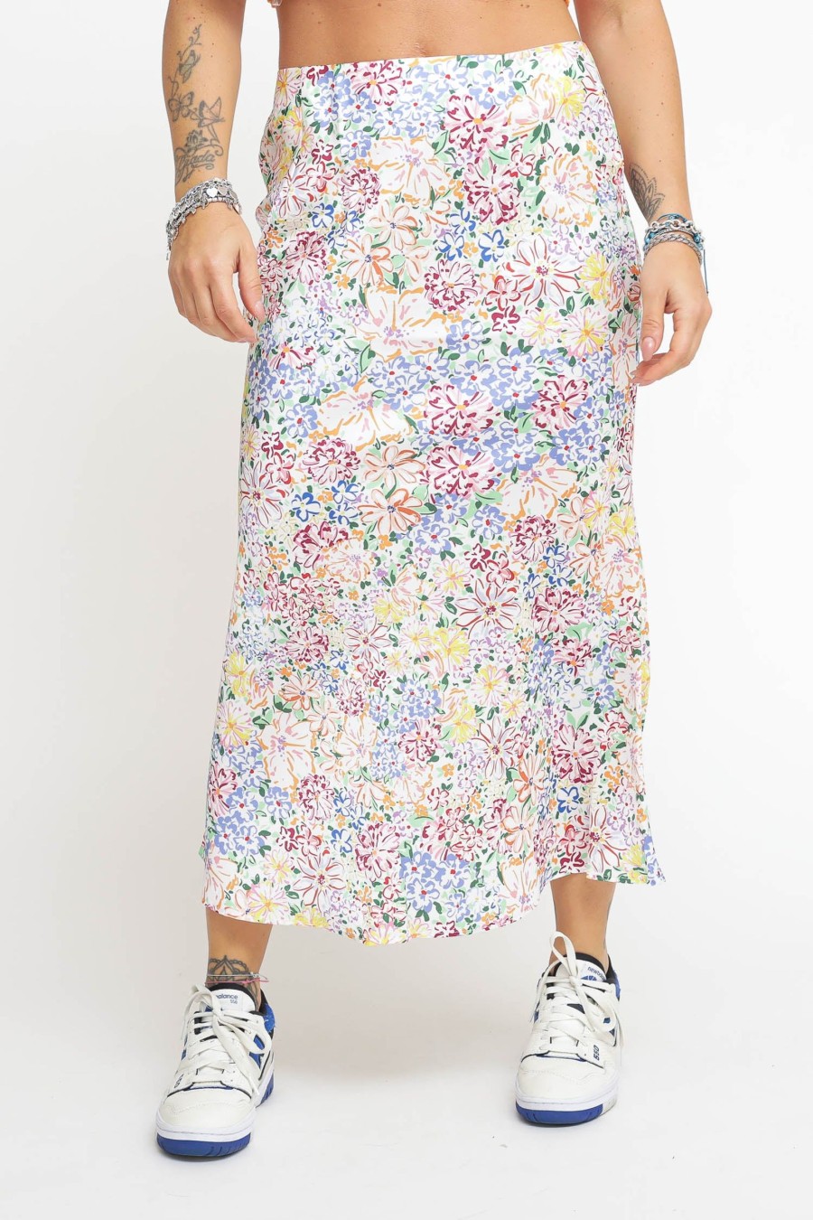 Donna glamorous Gonne | Ladies Skirt Painted Multi Floral