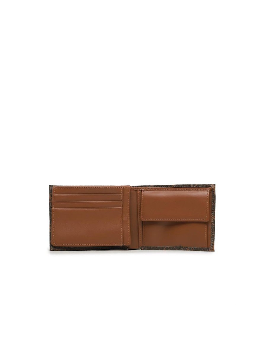 Uomo guess Portafogli | Vezzola Smart Billfold W Sf W Cp - Brown/Mustard