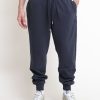 Uomo sun68 Pantaloni Felpa | Pant Long Cold Dye Cotton Fl - Navy Blue