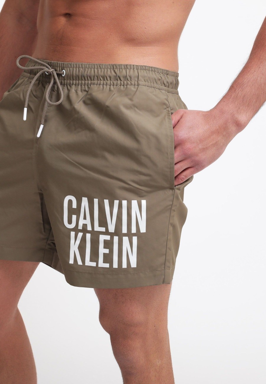 Uomo calvin klein Boxer Da Mare | Medium Drawstring - Nettle