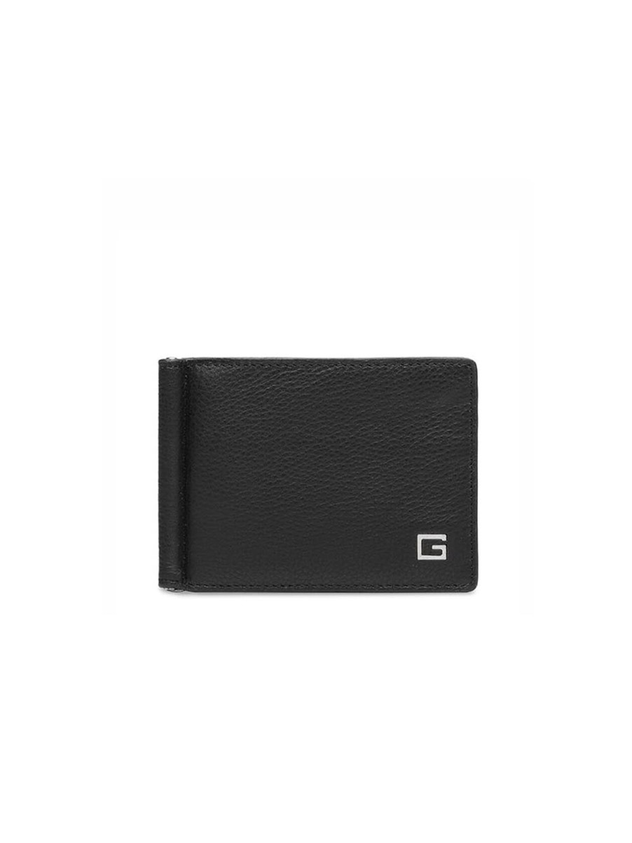 Uomo guess Portafogli | New Zurigo Money Clip Card Case - Black