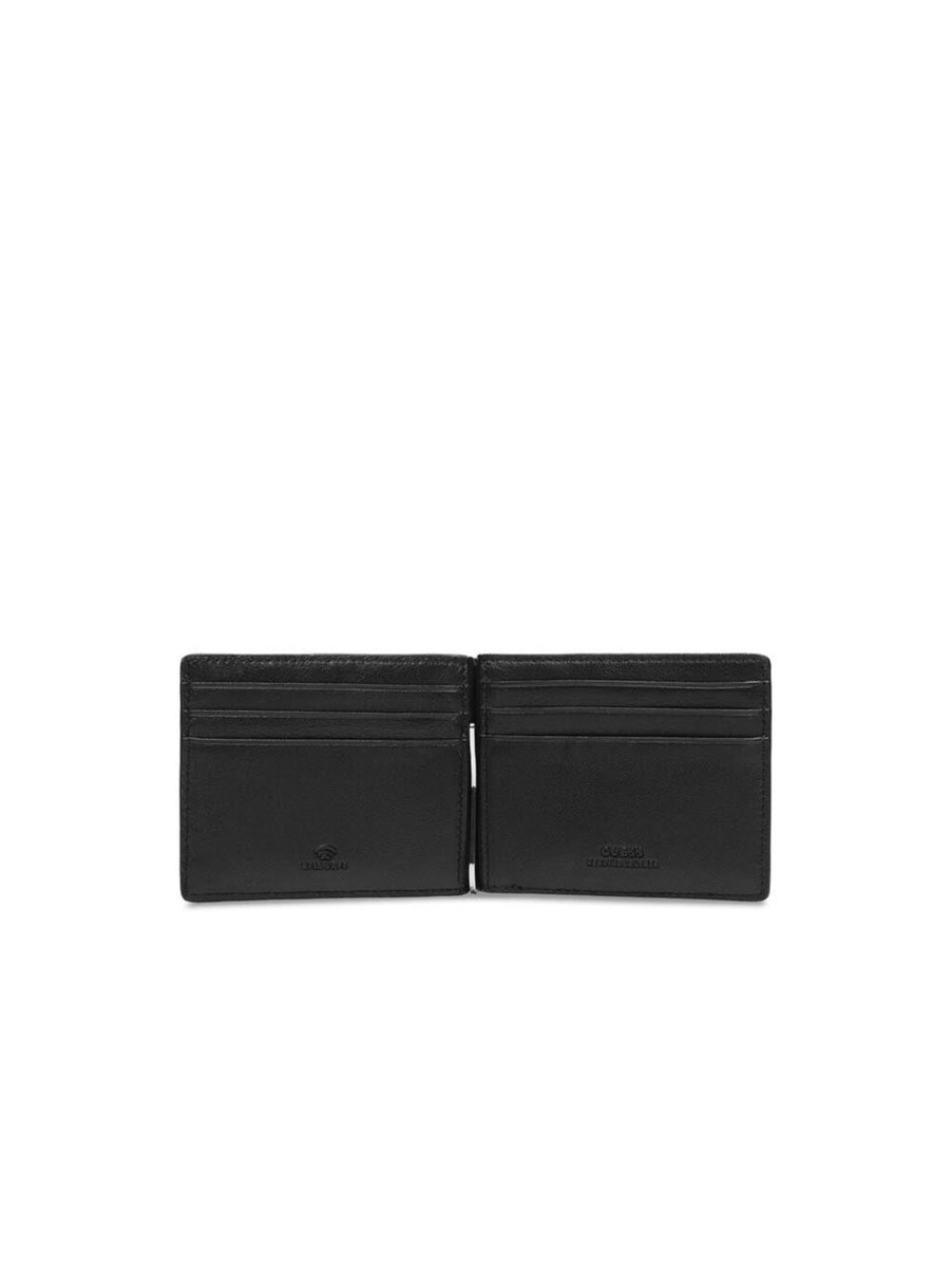 Uomo guess Portafogli | New Zurigo Money Clip Card Case - Black