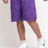 Uomo Octopus Shorts | Deco Cargo Jogger Short - Purple