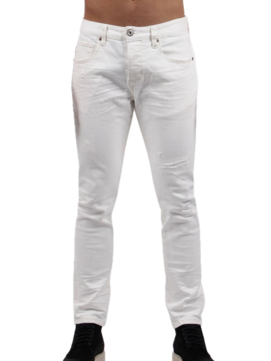 Uomo berna Pantaloni Jeans | M Jeans Uomo - Bianco