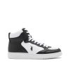 Scarpe polo ralph lauren | Polo Crt High Sneakers Low Top Lace - White Black