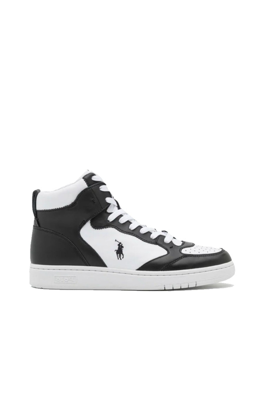 Scarpe polo ralph lauren | Polo Crt High Sneakers Low Top Lace - White Black