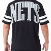 Uomo New Era T-Shirt | T-Shirt Oversize Brooklyn Nets Nba Arch Graphic - Nero