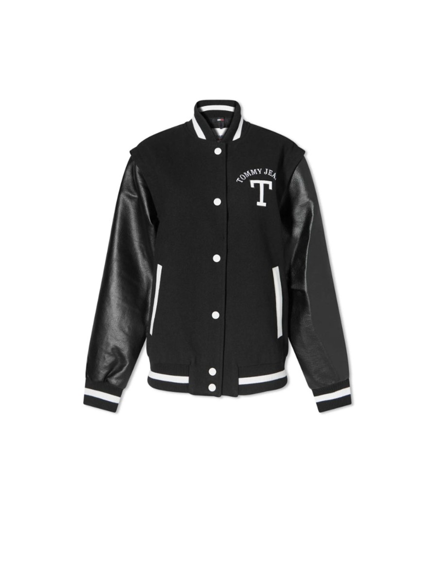 Donna tommy hilfiger Giubbotti | Tjw Zip Off Sleeve Letterman