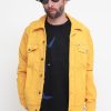 Uomo guess Giubbotti | Jacket Denim - Yellow