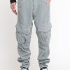 Uomo berna Pantaloni | Pantalone Tascone Fustagno - Grigio