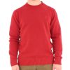 Uomo berna Pullover | M Paricollo Lambswool - Ciliegia