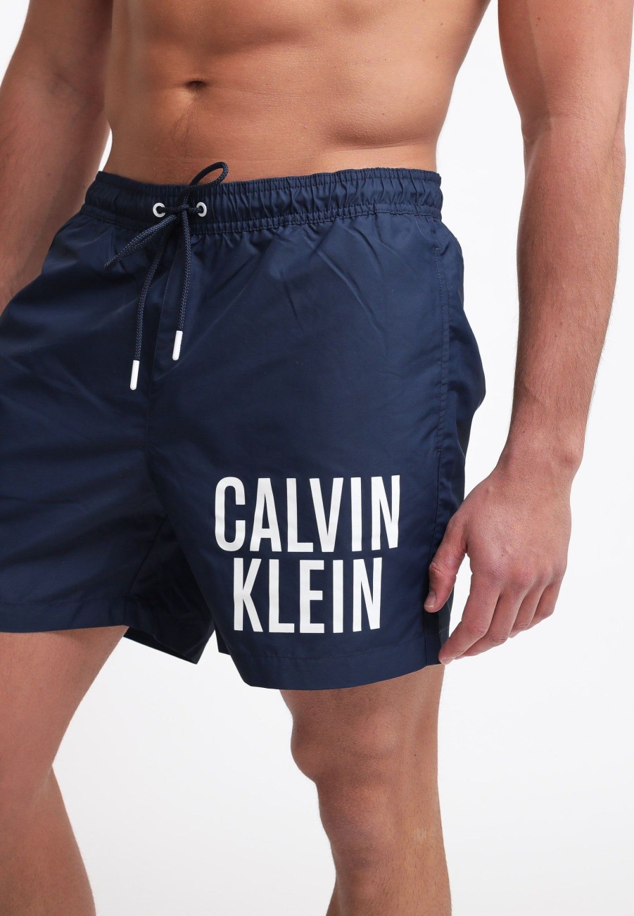 Uomo calvin klein Boxer Da Mare | Medium Drawstring - Navy Iris