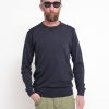 Uomo berna Pullover | Paricollo Cotone - Navy