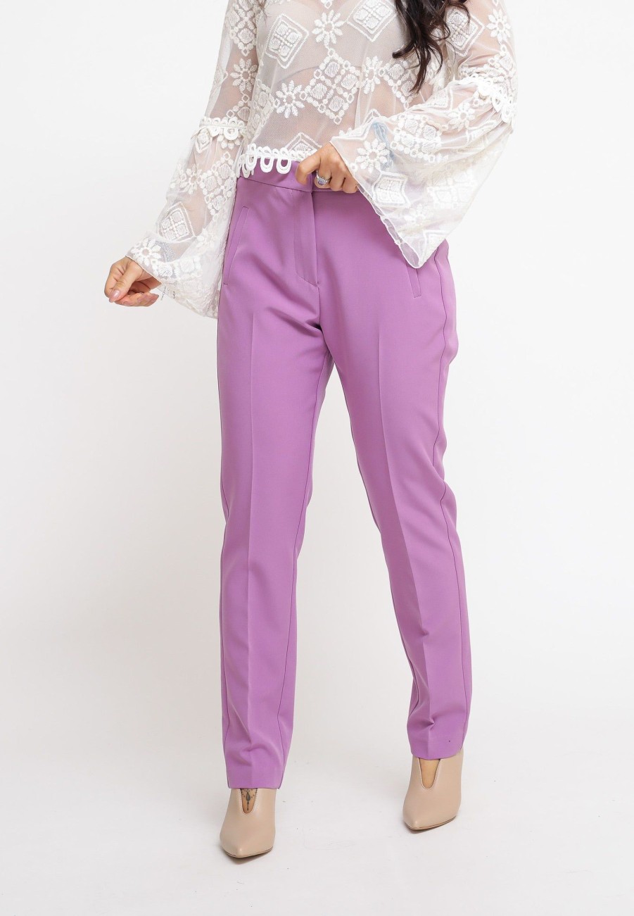 Donna kontatto Pantaloni | Pantalone - Glicine/Wisteria