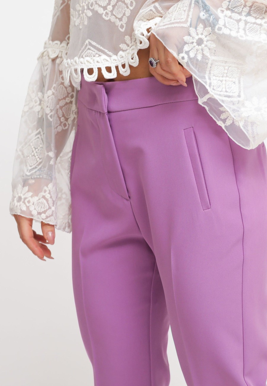 Donna kontatto Pantaloni | Pantalone - Glicine/Wisteria