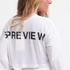 Donna 5preview T-Shirt | Big Logo Overzed Tee - Bright White