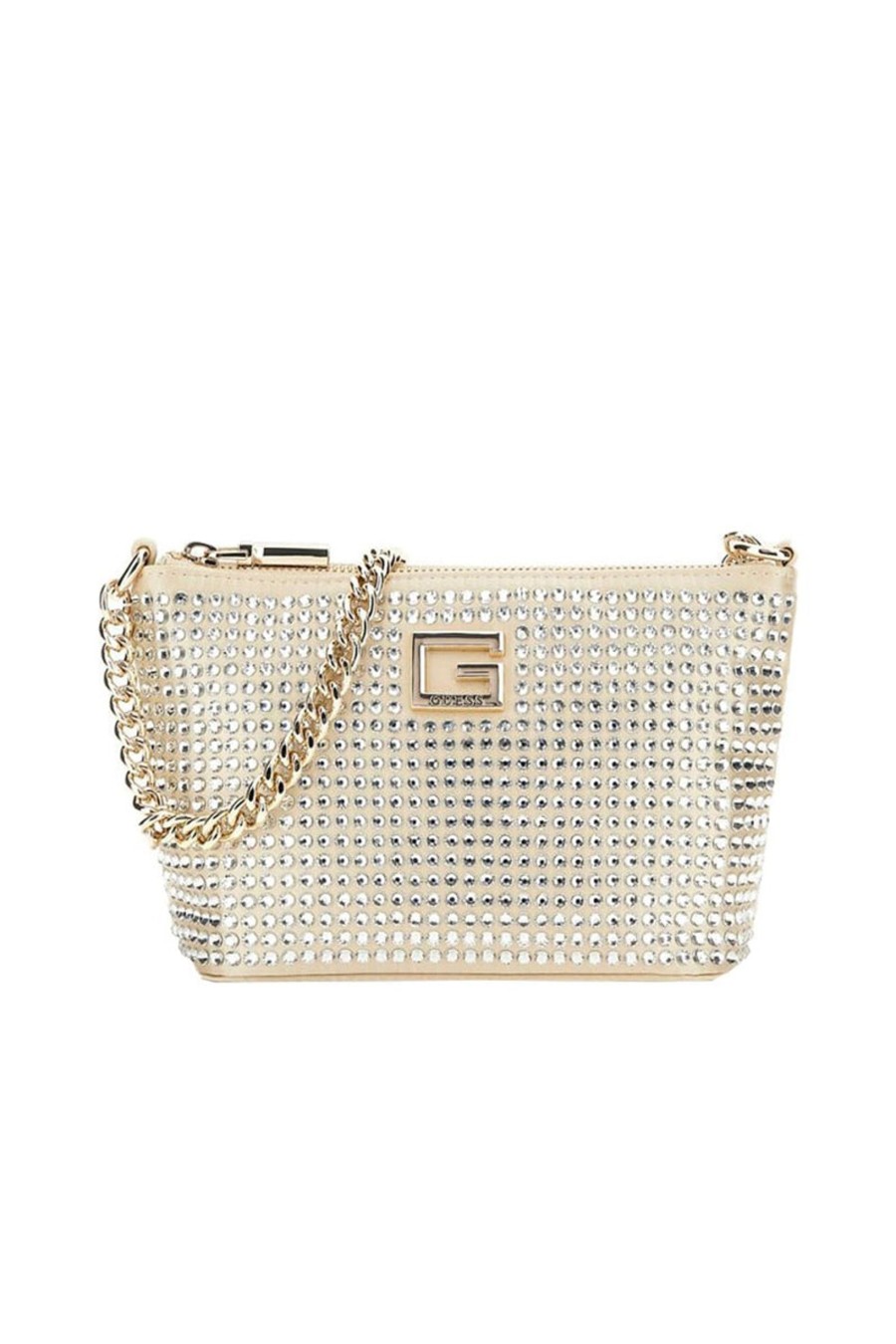 Donna guess Borse A Spalla | Gilded Glamour Mini Tp Zp Bkct - Pale Gold