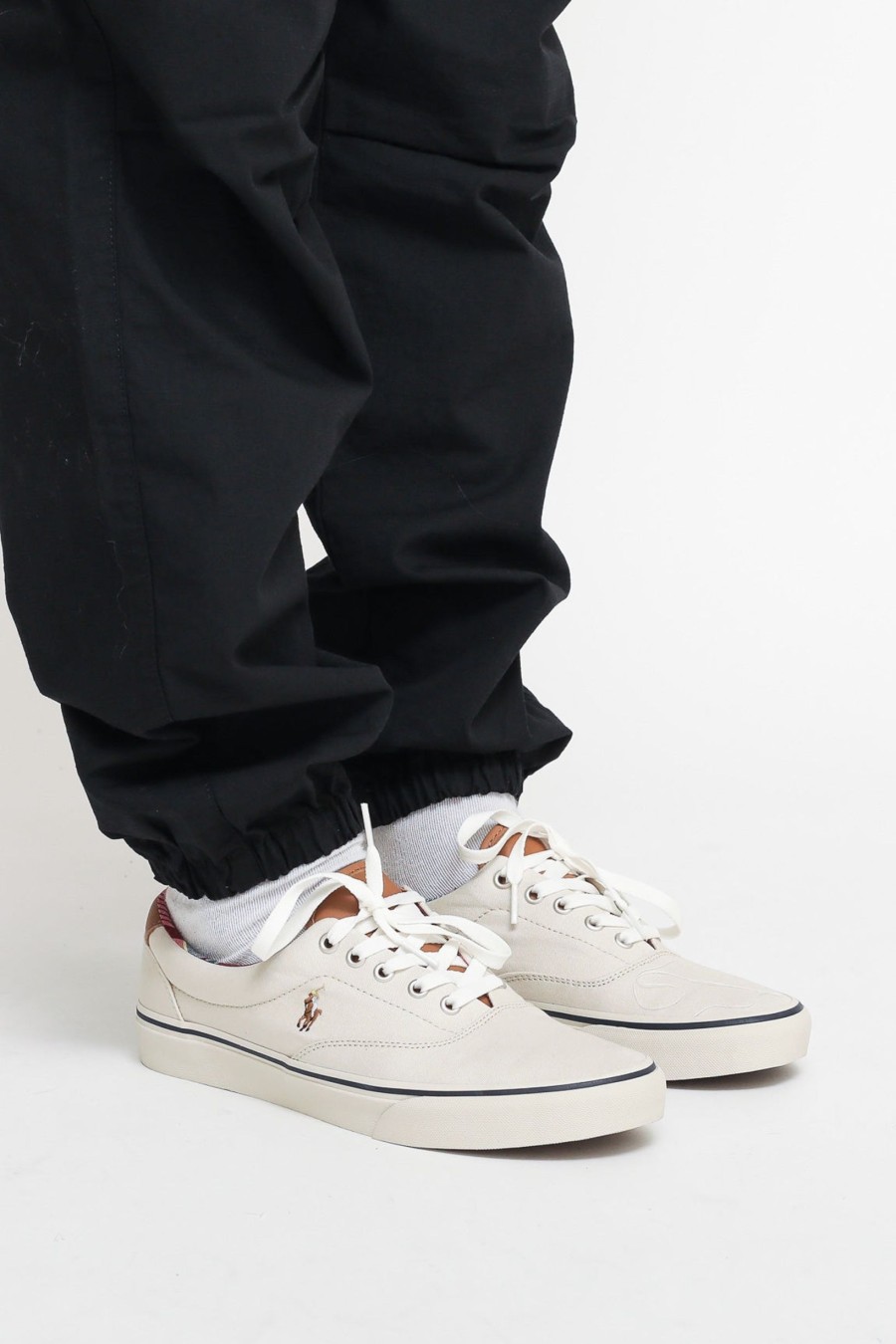 Scarpe polo ralph lauren | Keaton Pony Sneakers Low Top Lace - Birch/Madras