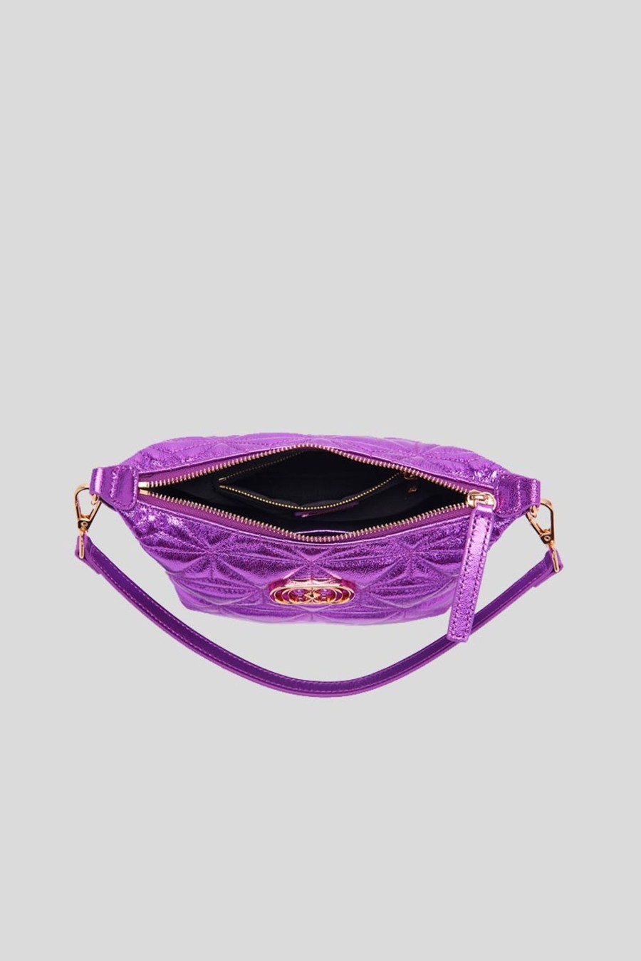 Donna la carrie bag Borse A Tracolla | Shiny Lucy Sm. Shoulder Bag Laminated Leather - Violet