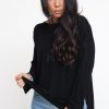 Donna kontatto Pullover | Barca Spacchetti - Nero