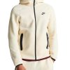 Uomo nike Felpe | Sportswear Tech Fleece Windrunner Felpa Con Cappuccio E Zip A Tutta Lunghezza - Cream