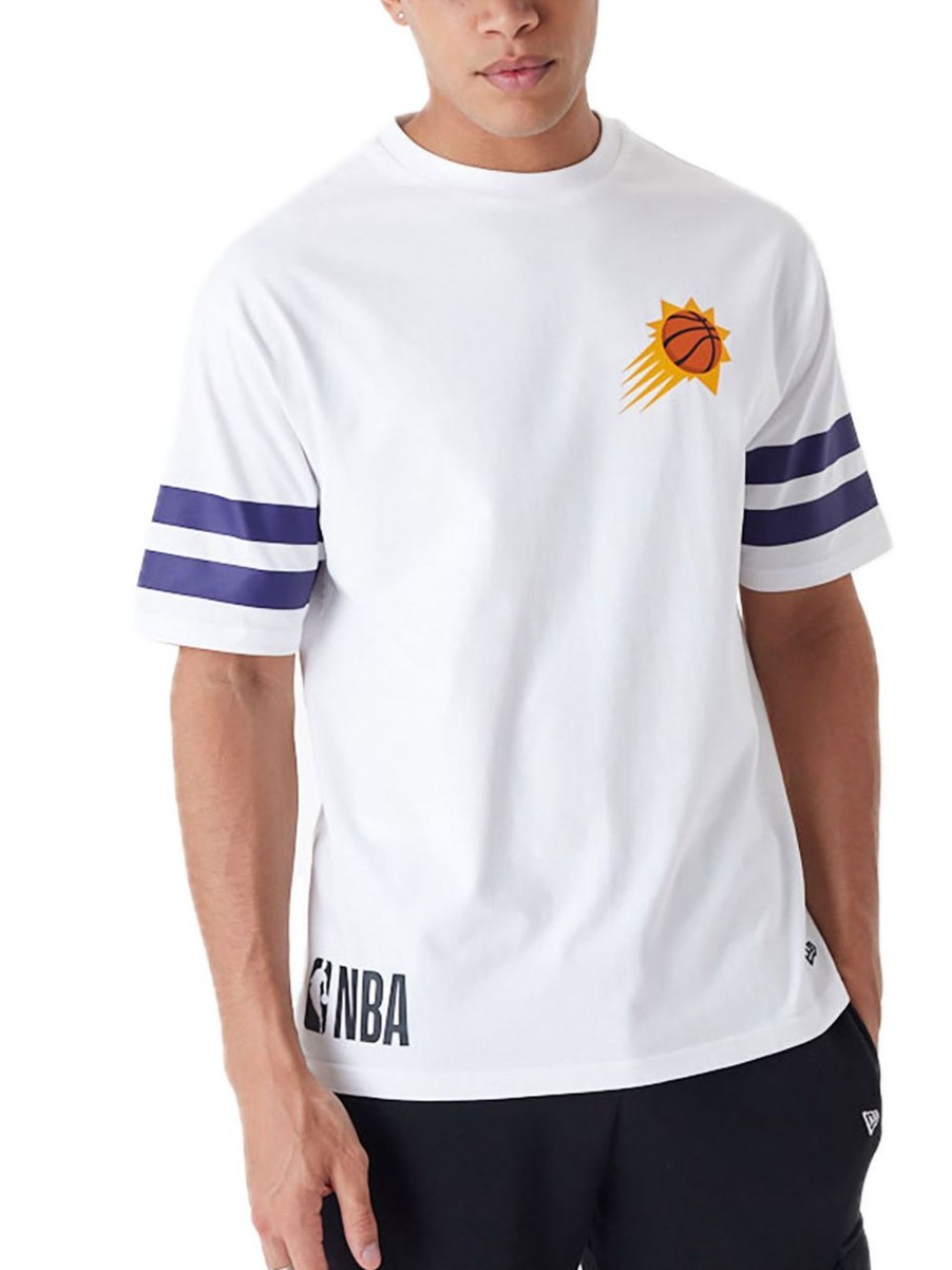 Uomo New Era T-Shirt | Nba Arch Graphic Os Tee Phonix Suns - White