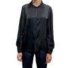 Donna Have One Bluse | Camicia Polso 2 Bottoni - Nero