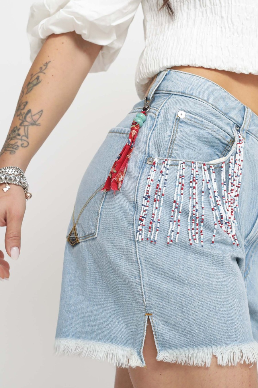 Donna Roy Rogers Shorts | Short Girlfriend Woman Denim - Grunge 30