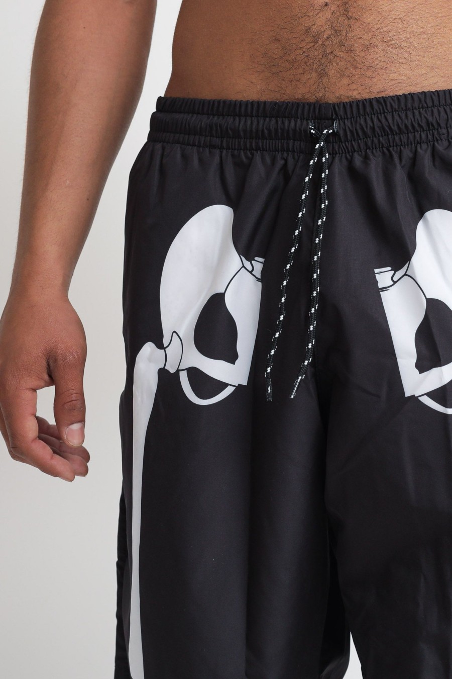 Uomo TURKEY Boxer Da Mare | Saint Tropez Bones - Black/White