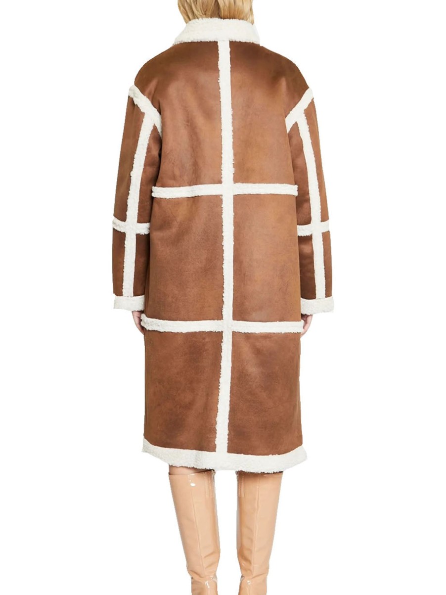 Donna glamorous Cappotti | Ladies Coat - Tan Cream