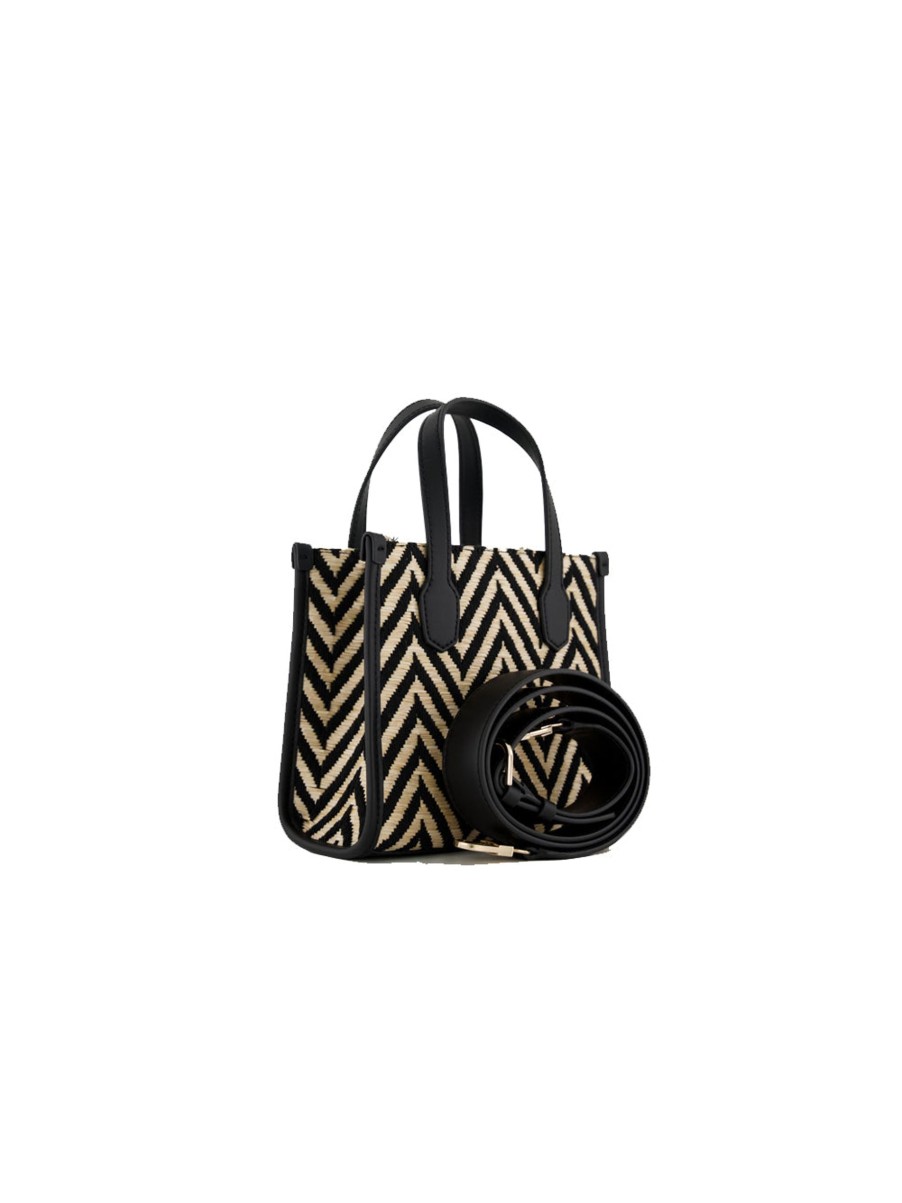 Donna guess Borse | Silvana Mini 2 Compartment Tote - Black