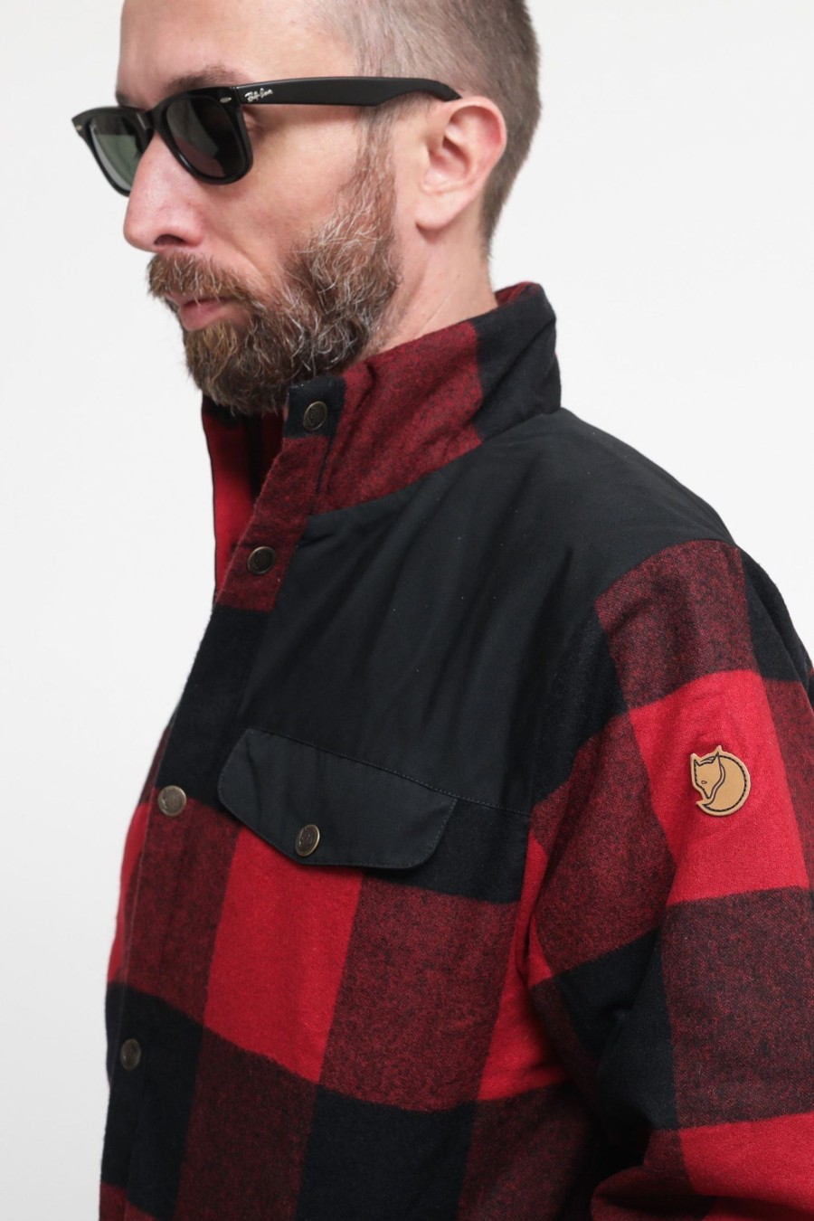 Uomo fjall raven Giubbotti | Canada Wool Padded Jacket M - Red