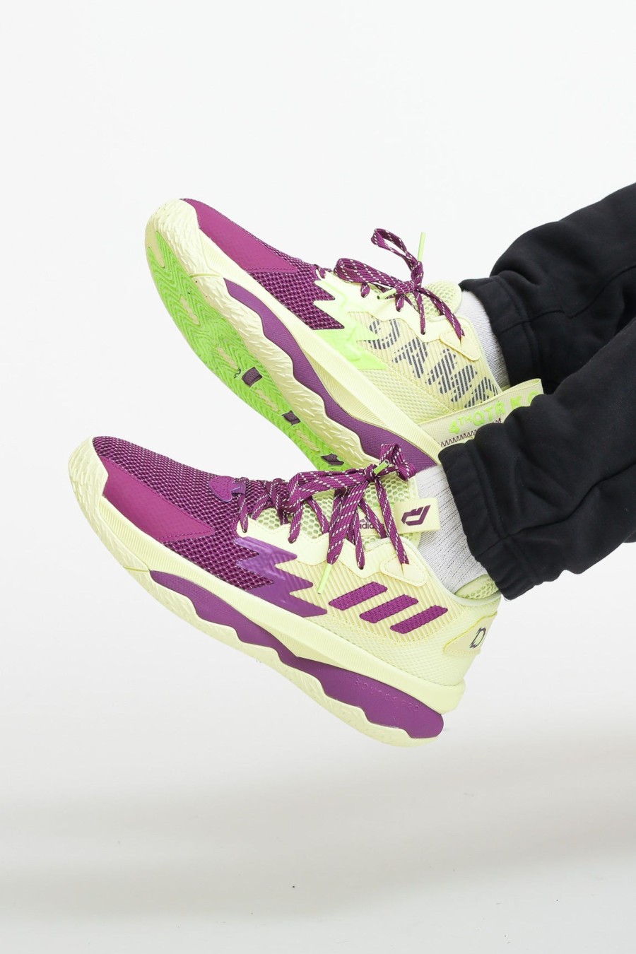 Scarpe adidas | Dame 8 - Yellow Tint/Glory Purple/Signal Green