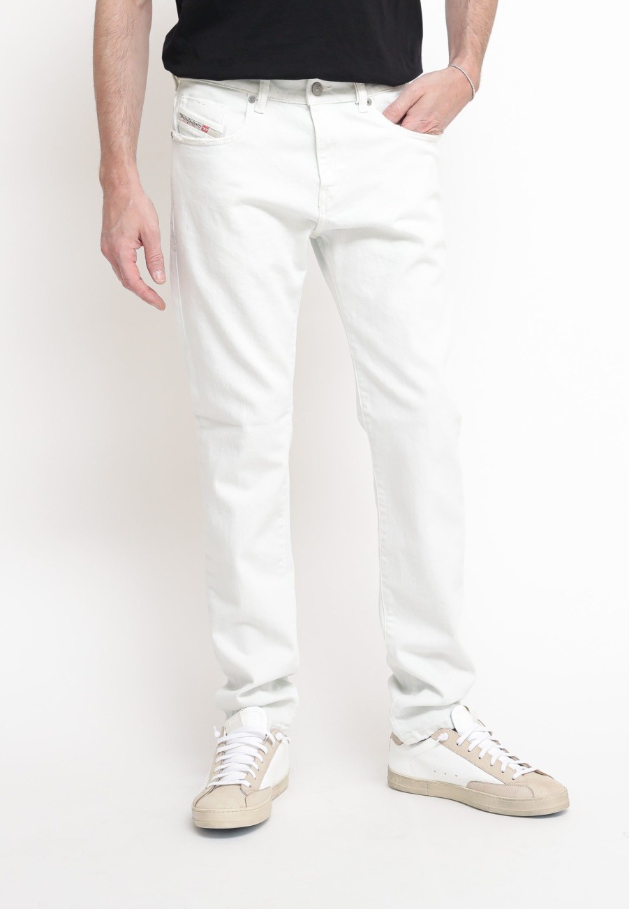 Uomo diesel Pantaloni Jeans | 2019 D-Strukt - White