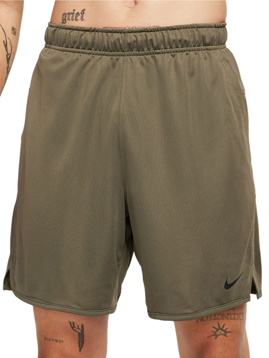 Uomo nike Shorts | Dri Fit Totality Men'S 7" Unli - Olive