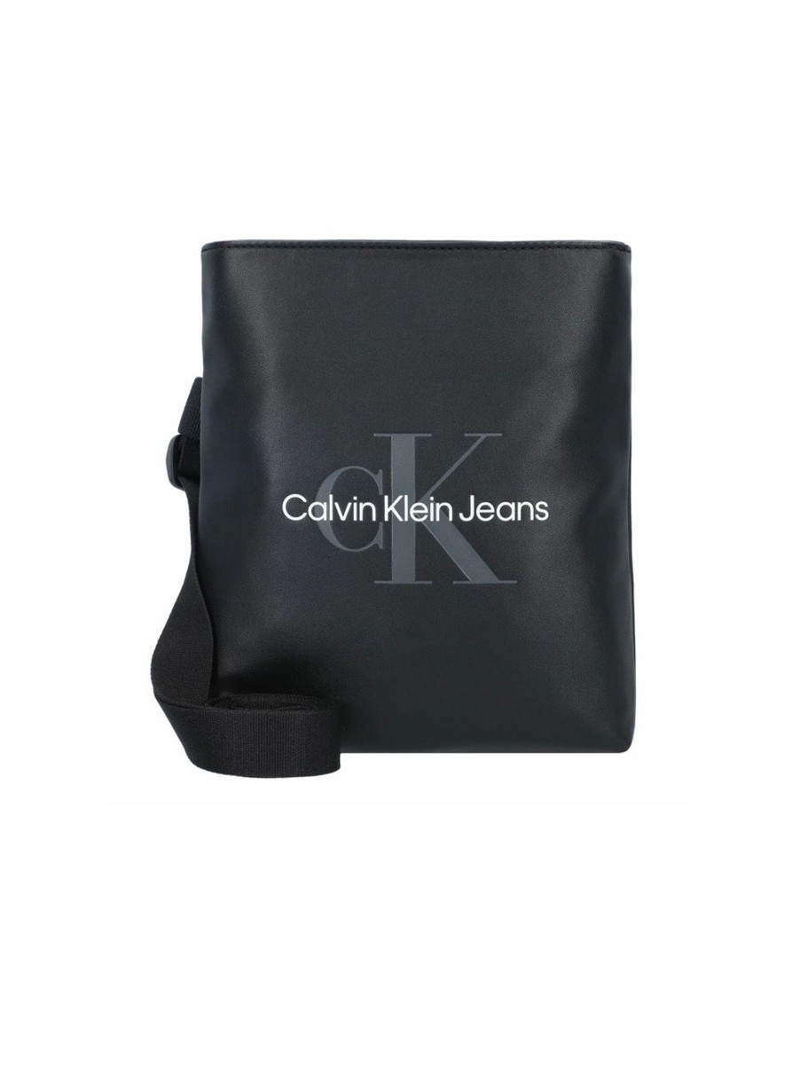 Uomo calvin klein Borse | Monogram Soft Flatpack18 - Black