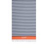 Uomo sun68 Beach Teli Mare | Beach Towel Stripes - Bianco/Navy Blue