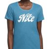 Uomo nike T-Shirt | Dri-Fit Women'S Tee - Industrial Blue