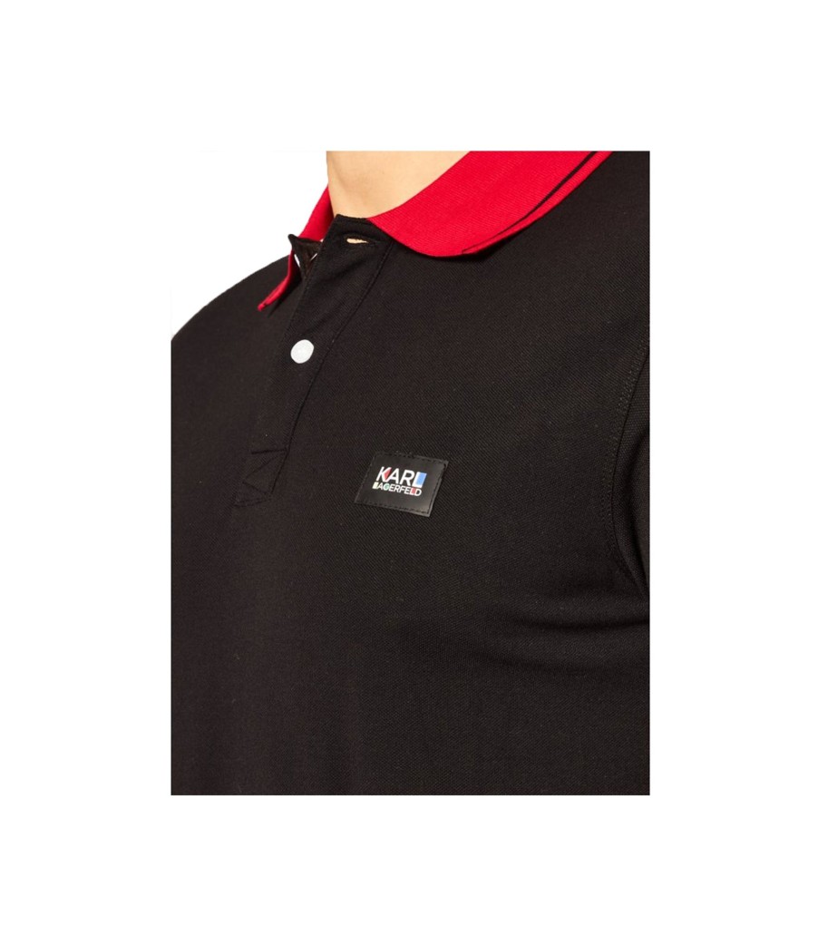 Uomo karl lagerfeld Polo | Polo Basic - Black