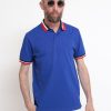 Uomo sun68 Polo | Polo Collar Multistripes El - Royal