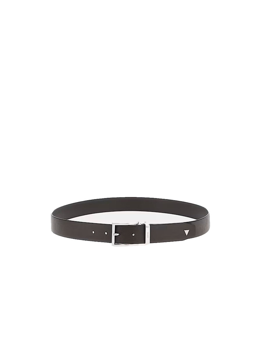 Uomo guess Cinture | Certosa Sffn Adjust & Rev Belt - Dark Brown