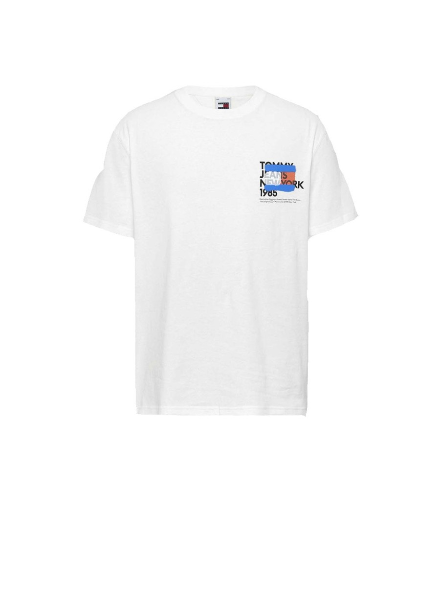 Uomo tommy hilfiger T-Shirt | Tjm Tommy Ny Graffiti - Ybr