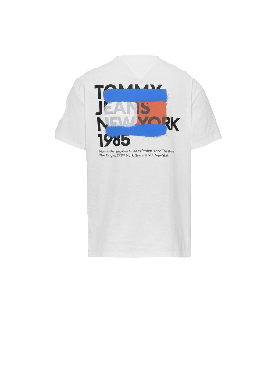 Uomo tommy hilfiger T-Shirt | Tjm Tommy Ny Graffiti - Ybr