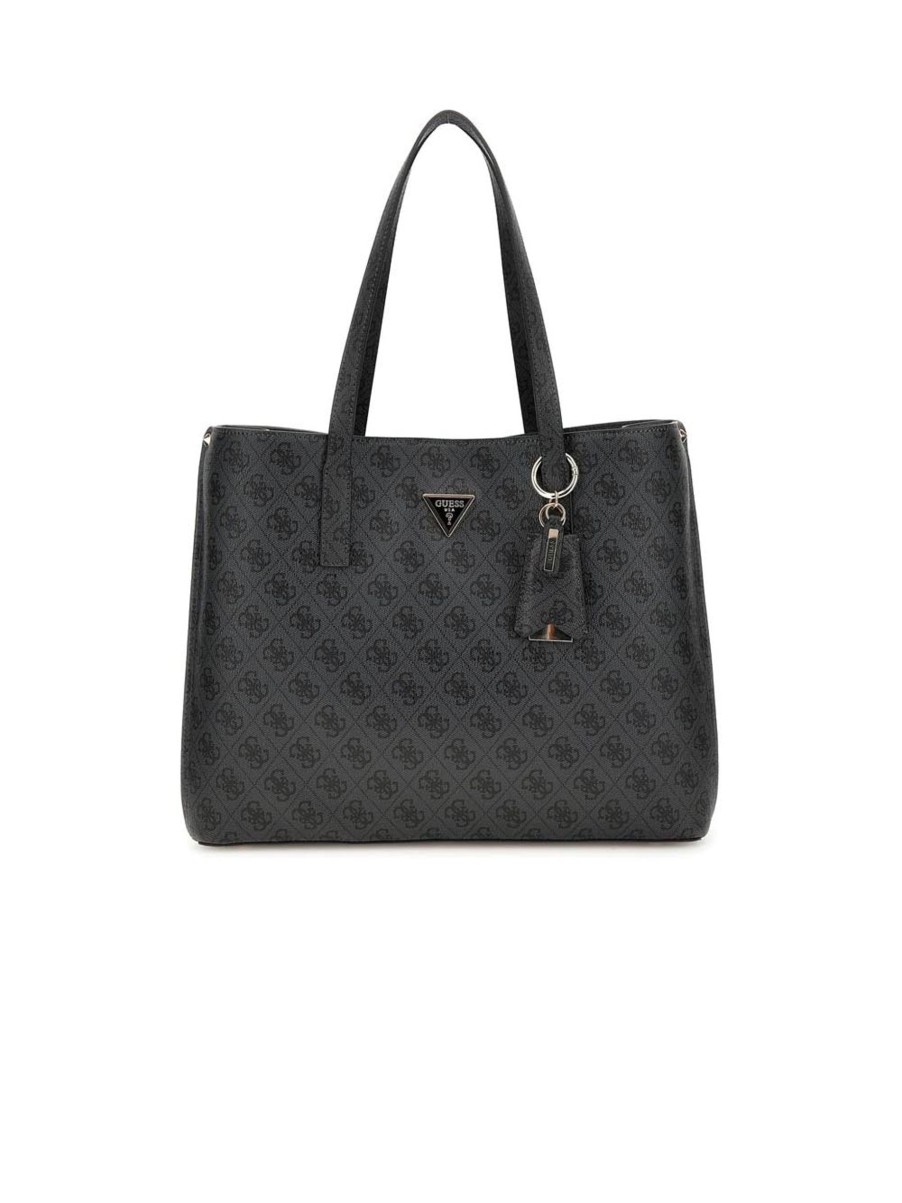 Donna guess Borse A Spalla | Meridian Girlfirend Tote - Coal Logo