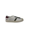 Scarpe d.a.t.e. | Hill Low Vintage Calf White-Bordeux