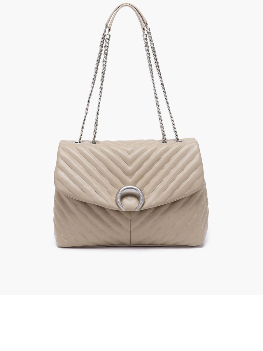 Donna la carrie bag Borse A Spalla | Moonlight Bowling Shoulder Bag Synthetic - Taupe