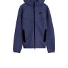 Uomo nike Felpe | Sportswear Tech Fleece Windrunner Felpa Con Cappuccio E Zip A Tutta Lunghezza - Blue