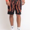 Uomo Octopus Shorts | Outline Sweatshort - Black